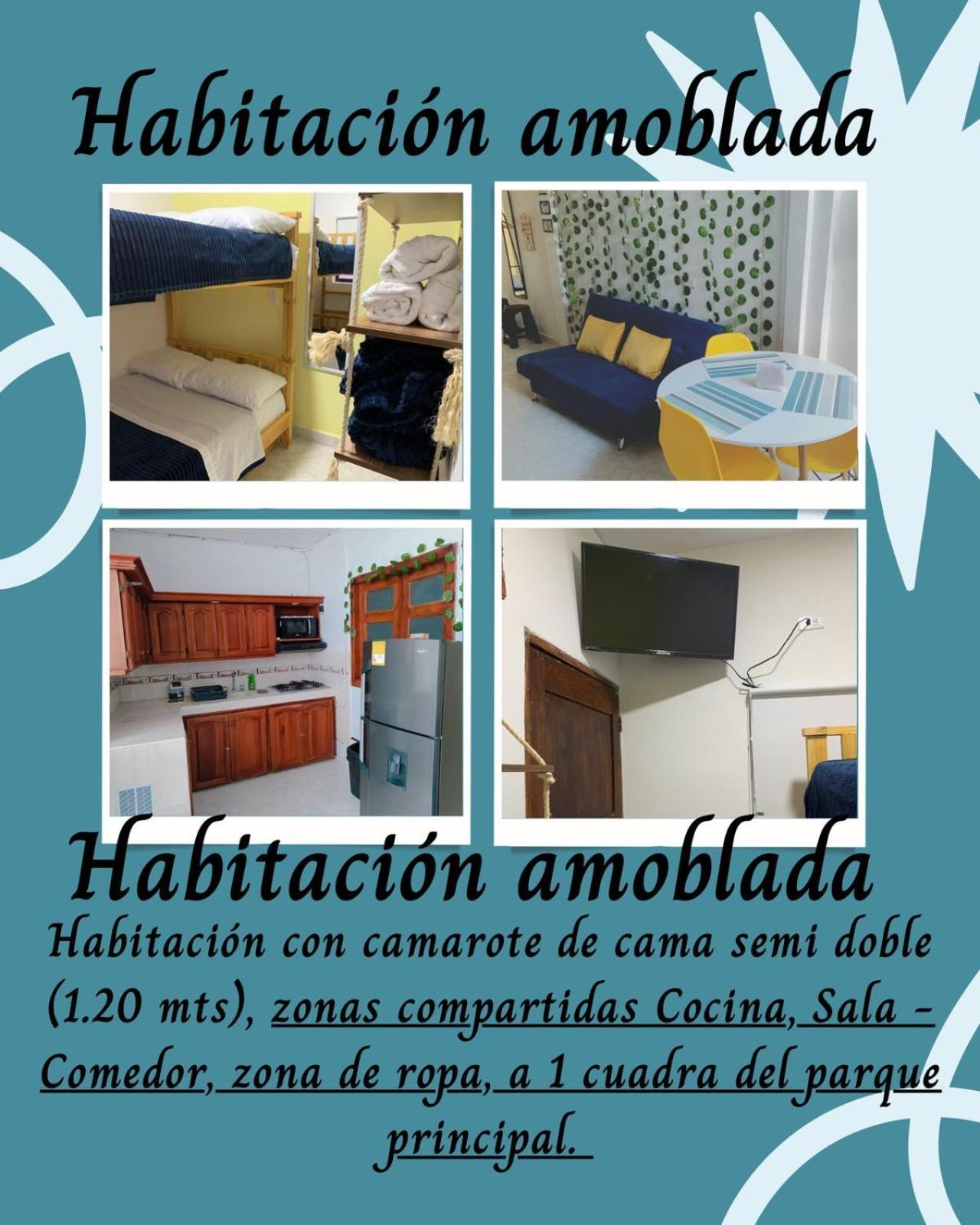 Confortable Habitacion En Apartamento Amoblado Jardín Værelse billede